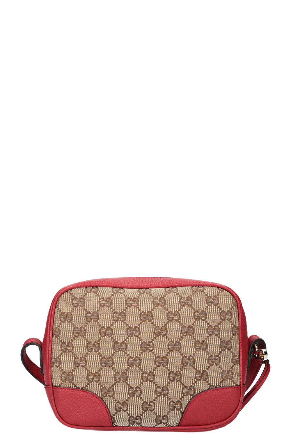 Gucci Bree Disco Bag GG Canvas Red Leather