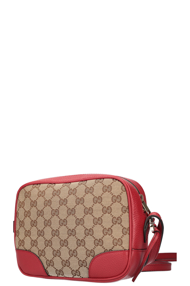 GUCCI Bree Disco Bag Canvas Red