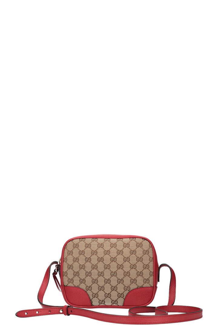 GUCCI Bree Disco Bag Canvas Red