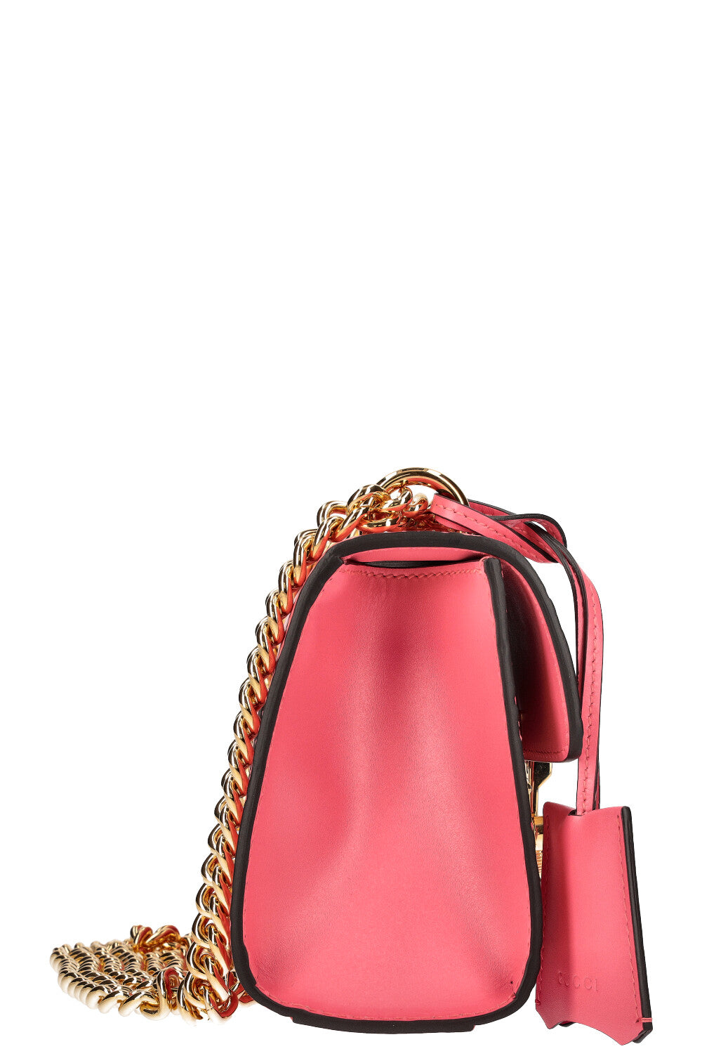 GUCCI Padlpock Bag Guccissima Leather Pink