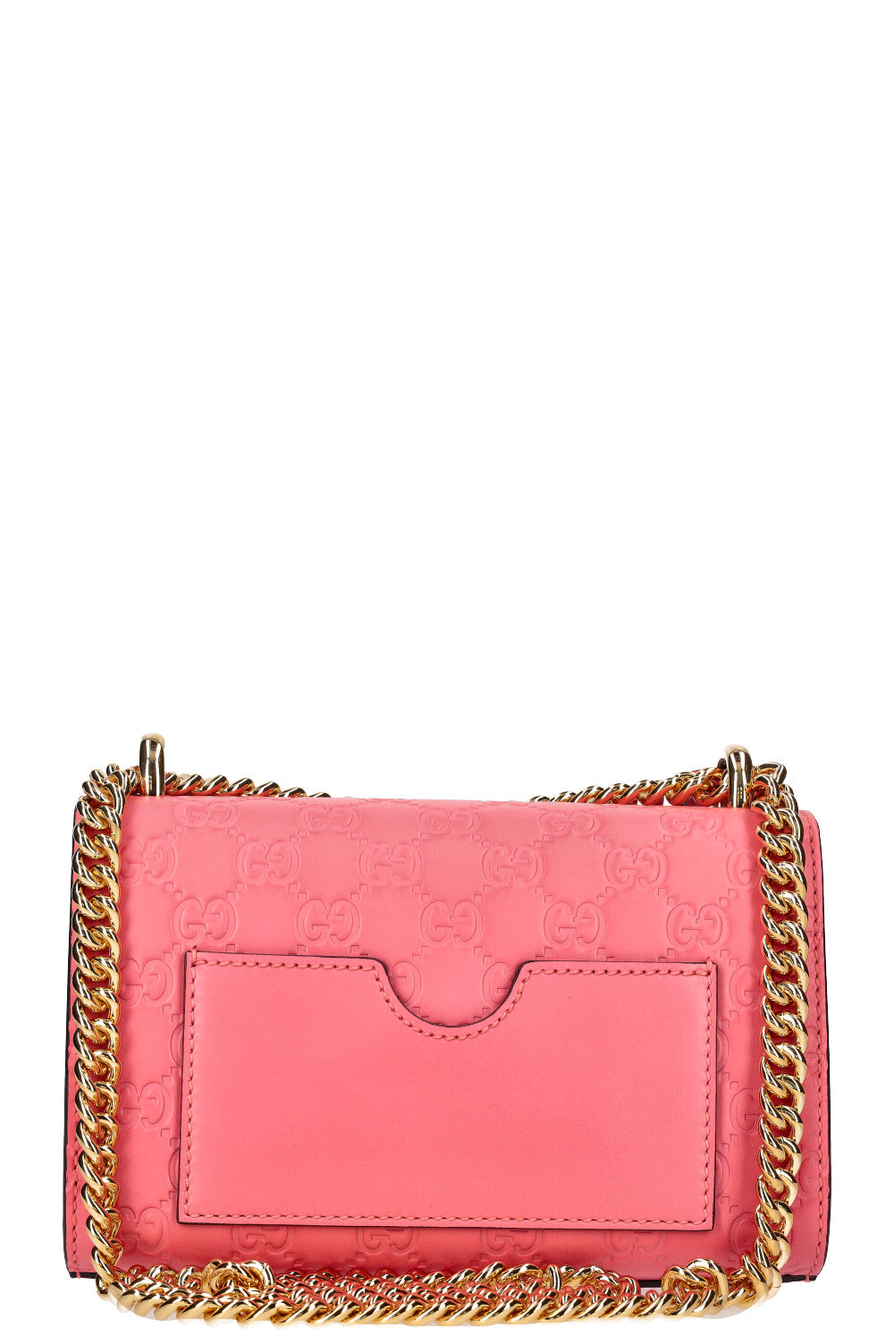 GUCCI Padlpock Bag Guccissima Leather Pink