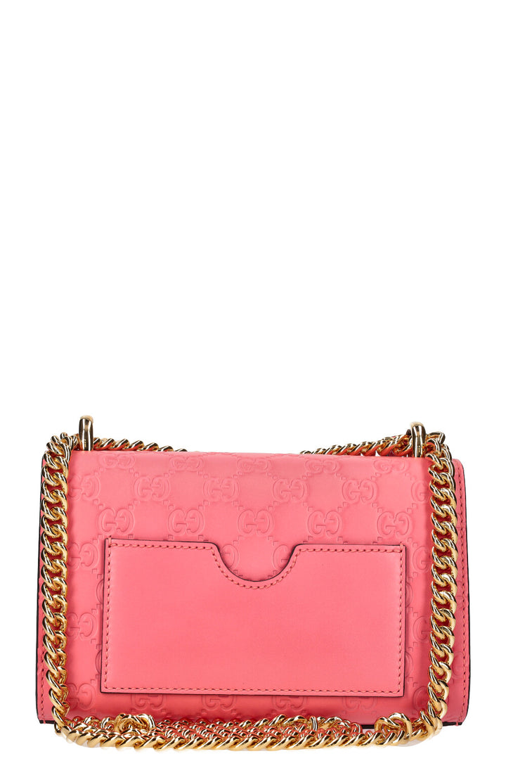 GUCCI Padlpock Bag Guccissima Leather Pink