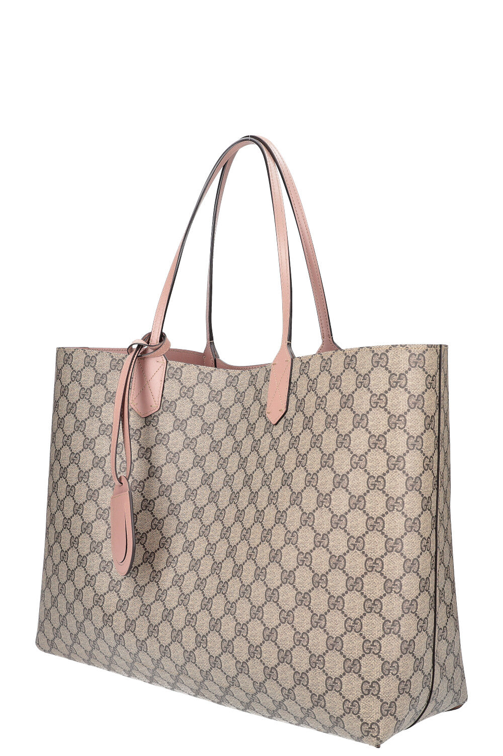 GUCCI GG Supreme Reversible Tote Bag Pink REAWAKE