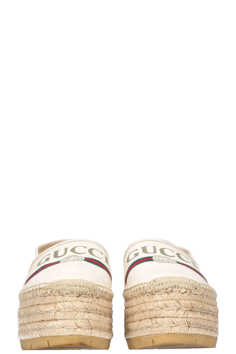 GUCCI Espadrilles Logo White