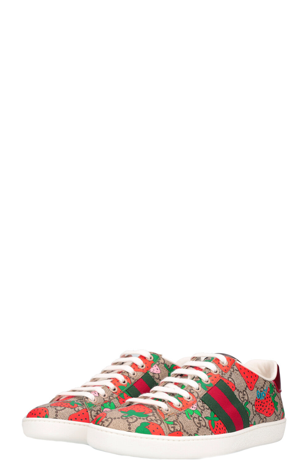 GUCCI Ace Sneakers Strawberries