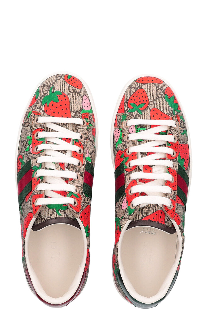 GUCCI Ace Sneakers Strawberries