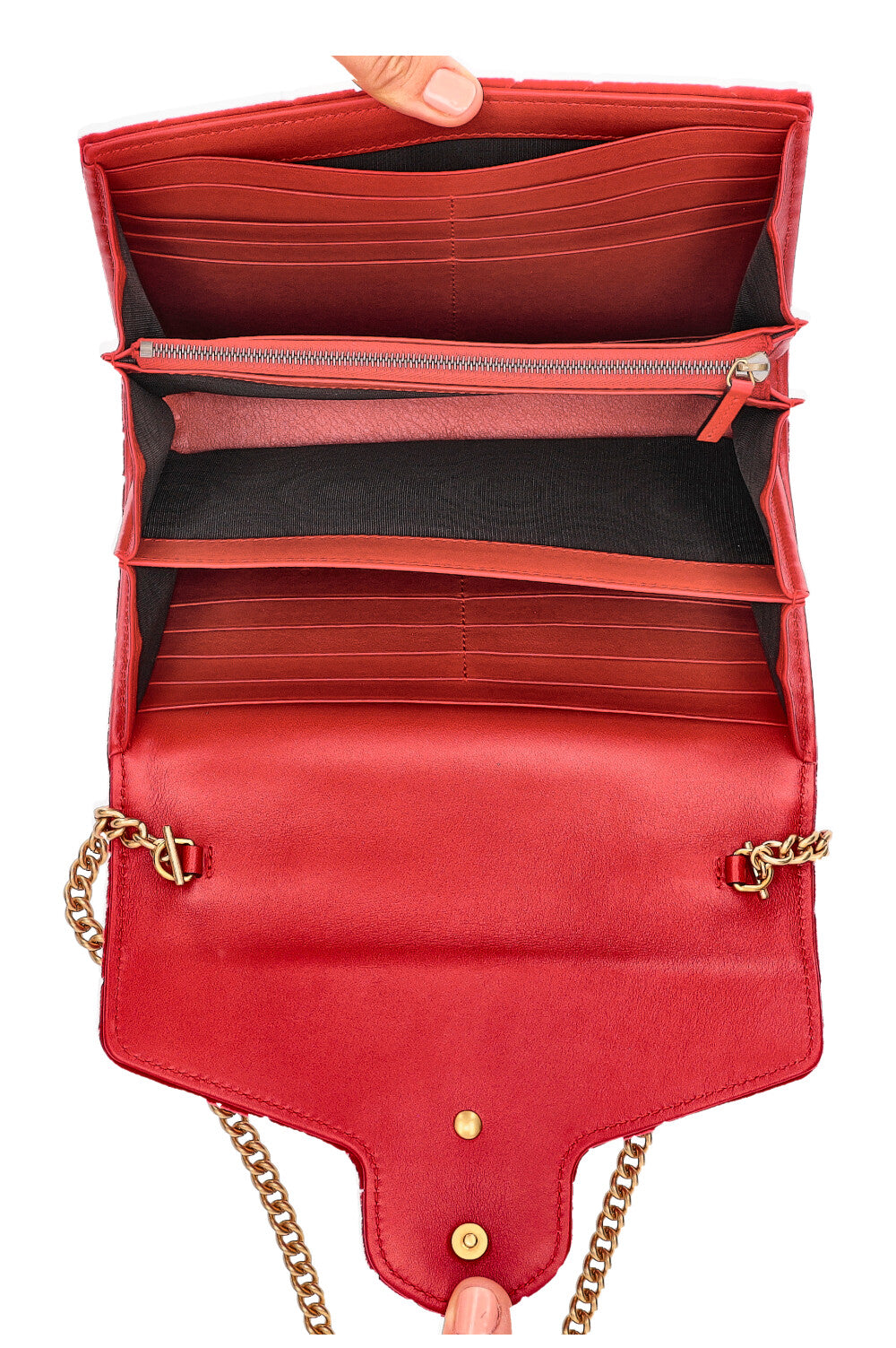 Sac gucci hotsell rouge velour