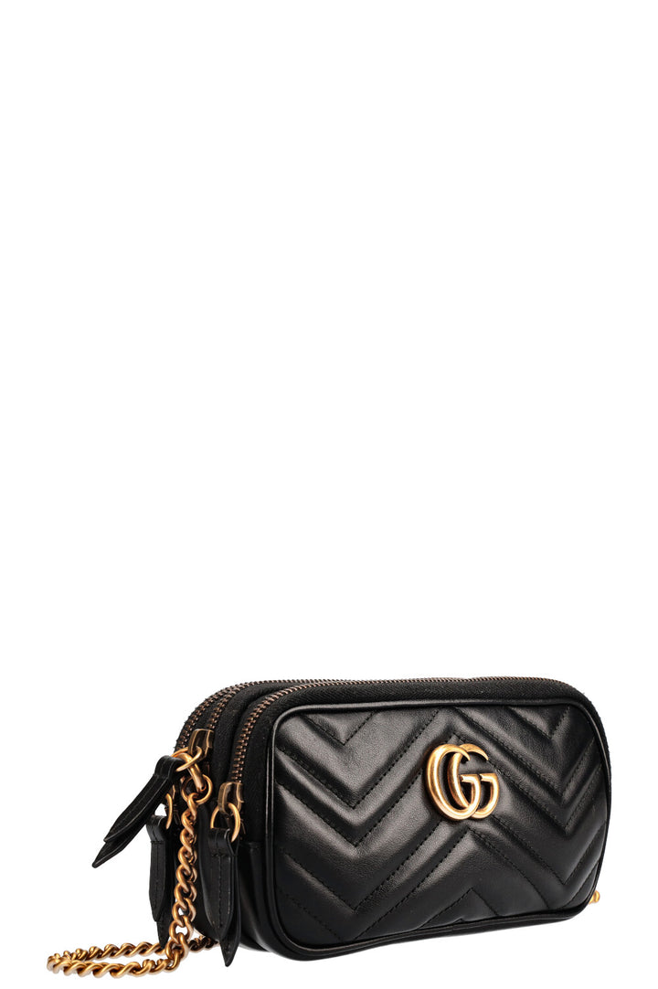 GUCCI Marmont Camera Bag Black