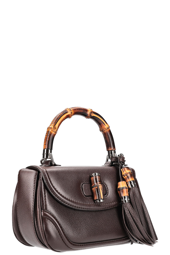 GUCCI New Medium Bamboo Handle Bag Brown