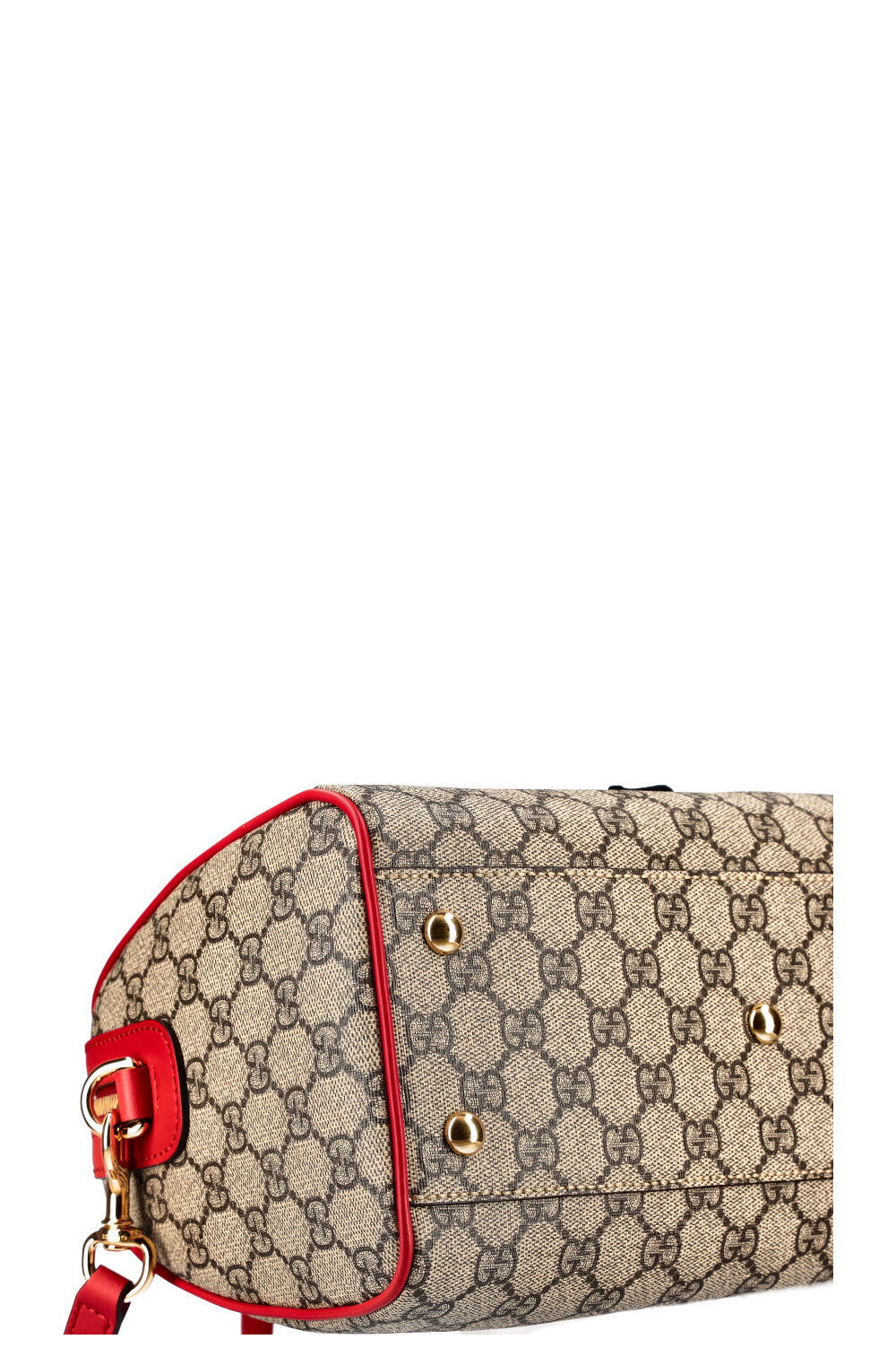 GUCCI Kingsnake Boston Bag GG Supreme REAWAKE