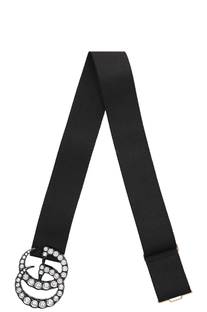 GUCCI GG Ceinture Cristaux Noir
