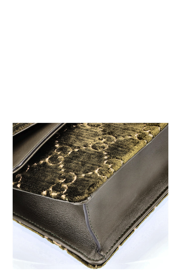 GUCCI Small Dionysus Bag Velvet Green