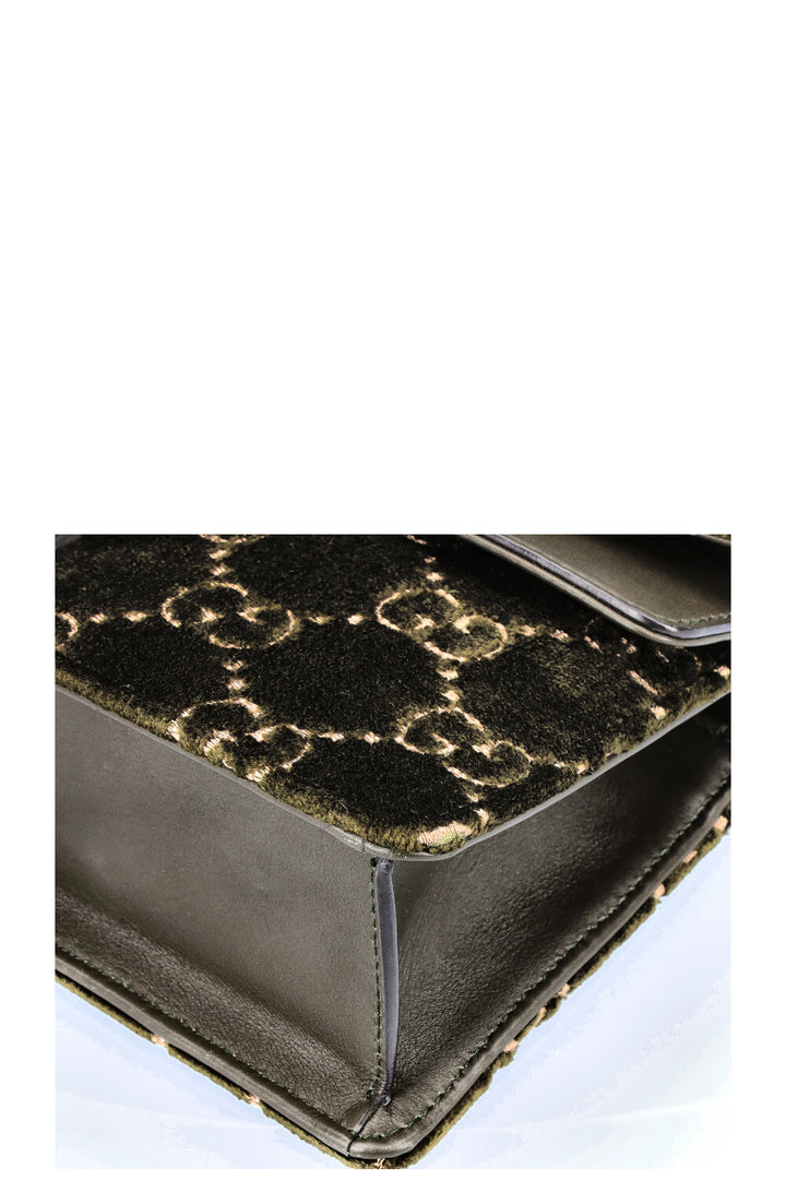 GUCCI Small Dionysus Bag Velvet Green