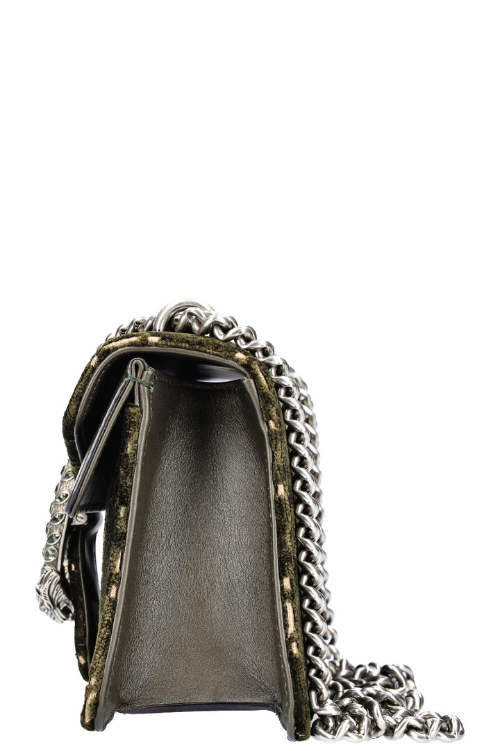 GUCCI Small Dionysus Bag Velvet Green