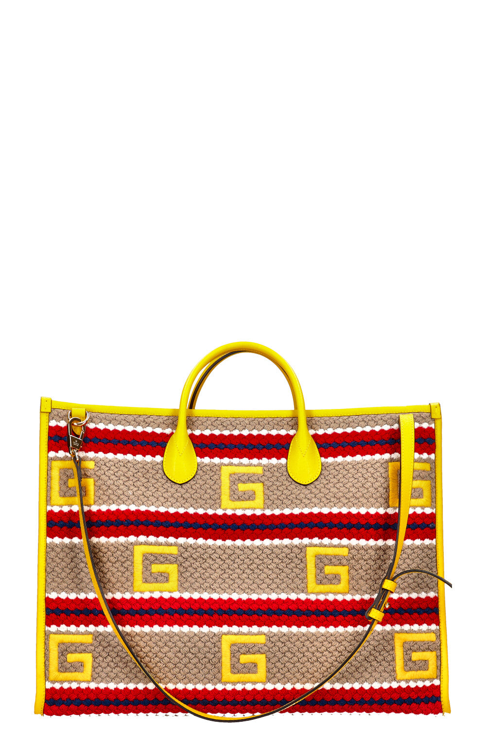 GUCCI Limited Edition Monte Carlo Crochet Tote Bag