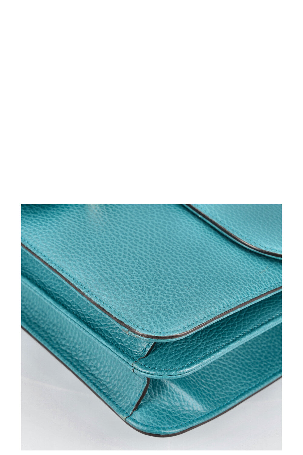 GUCCI Sac à bandoulière entrelacé Medium Turquoise