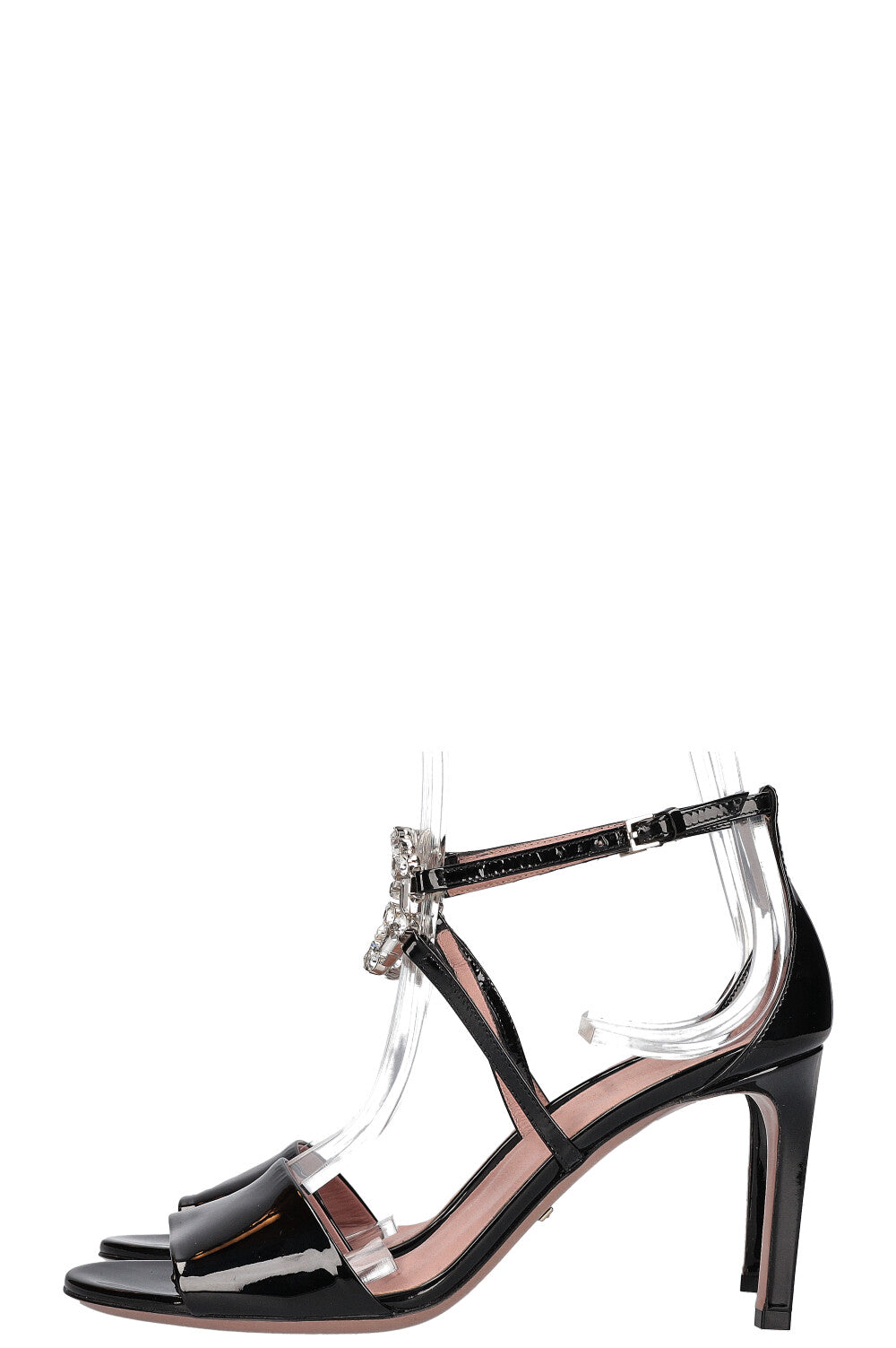 GUCCI GG Heels Black Crystal