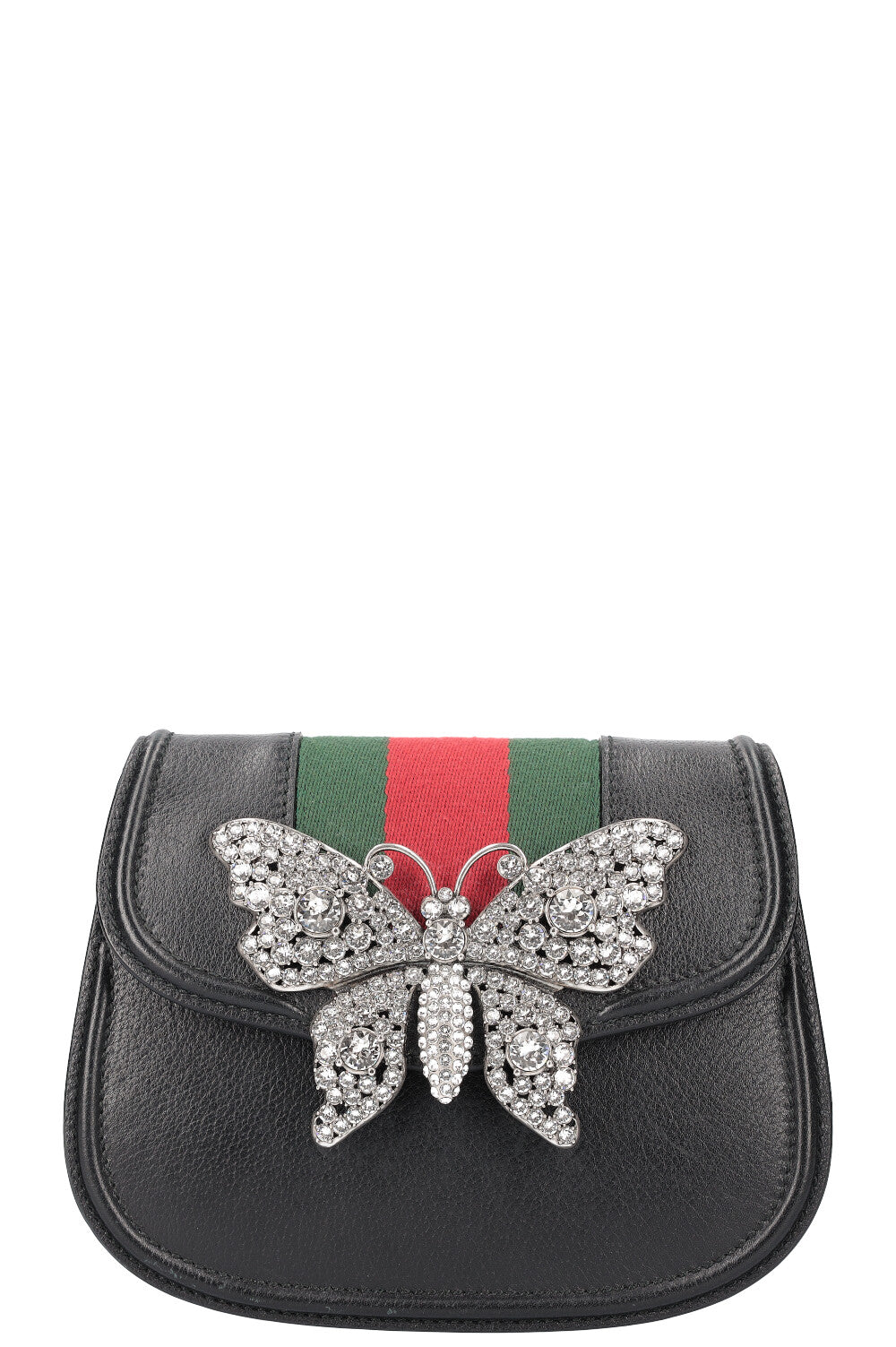 GUCCI Totem Butterfly Bag Small Black
