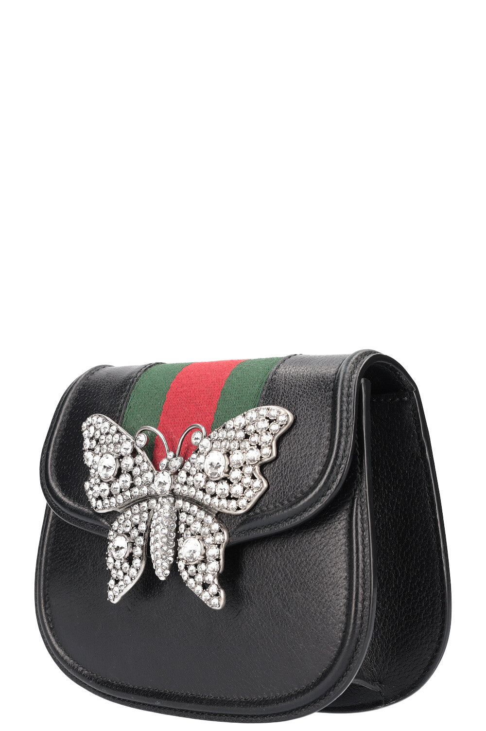 GUCCI Totem Butterfly Bag Small Black