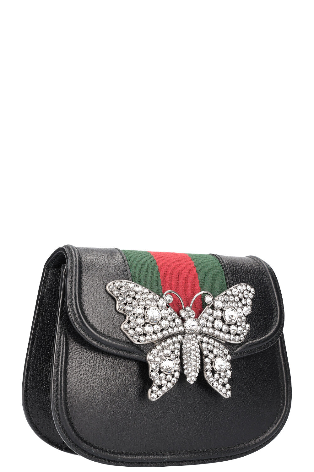 Gucci butterfly bag black on sale