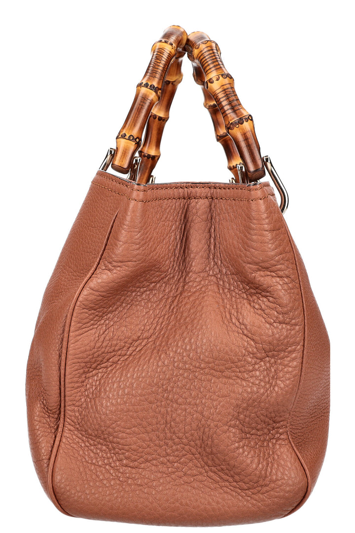 GUCCI Bamboo 2-Way Tote Brown