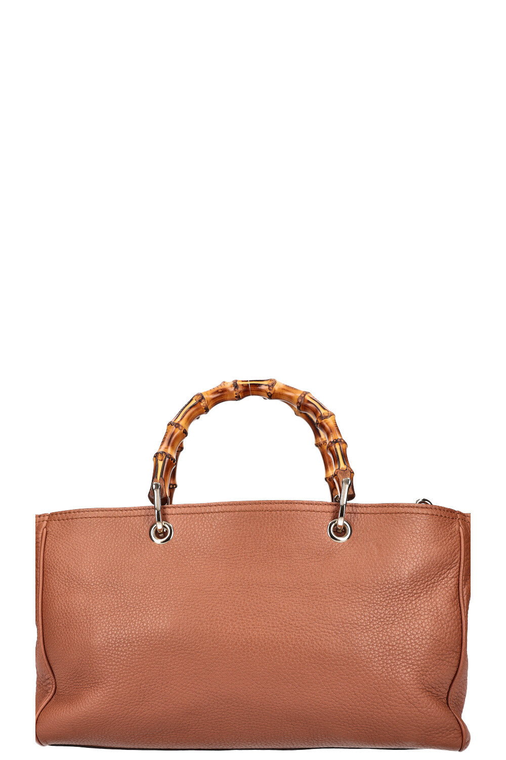 GUCCI Bamboo 2 Way Tote Brown