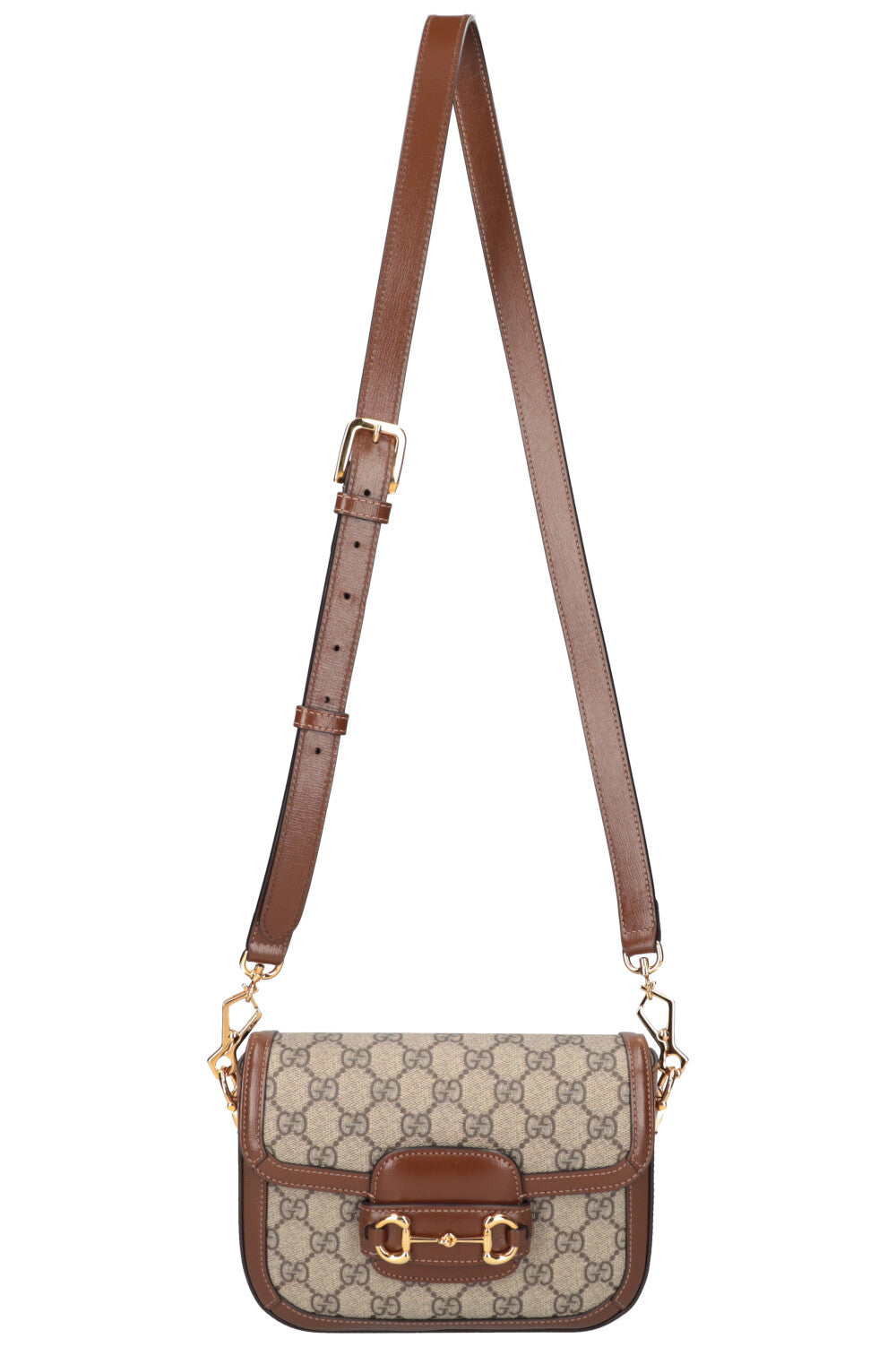 GUCCI Horsebit 1955 Bag Mini GG Brown