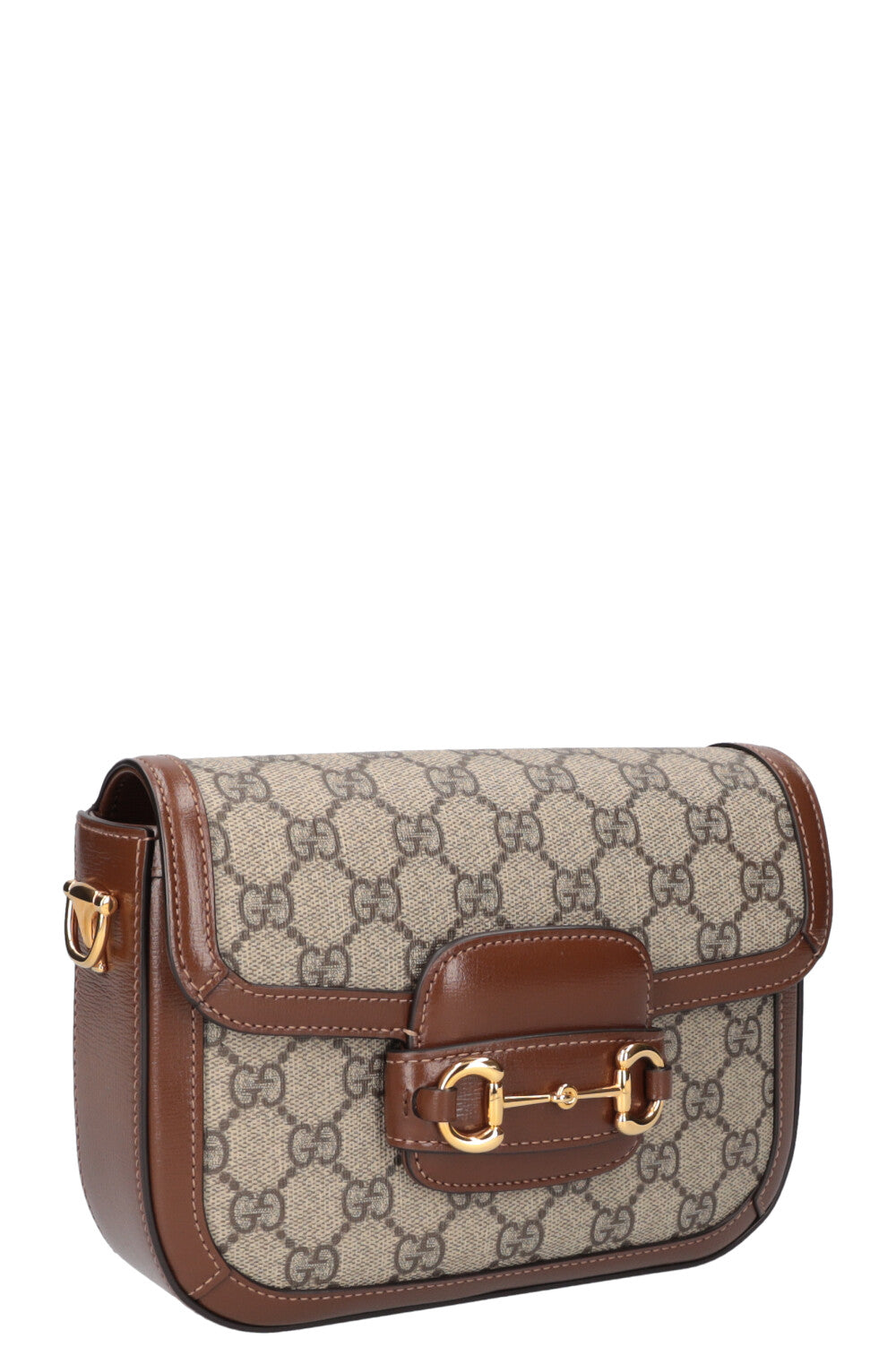 GUCCI Horsebit 1955 Bag Mini GG Brown