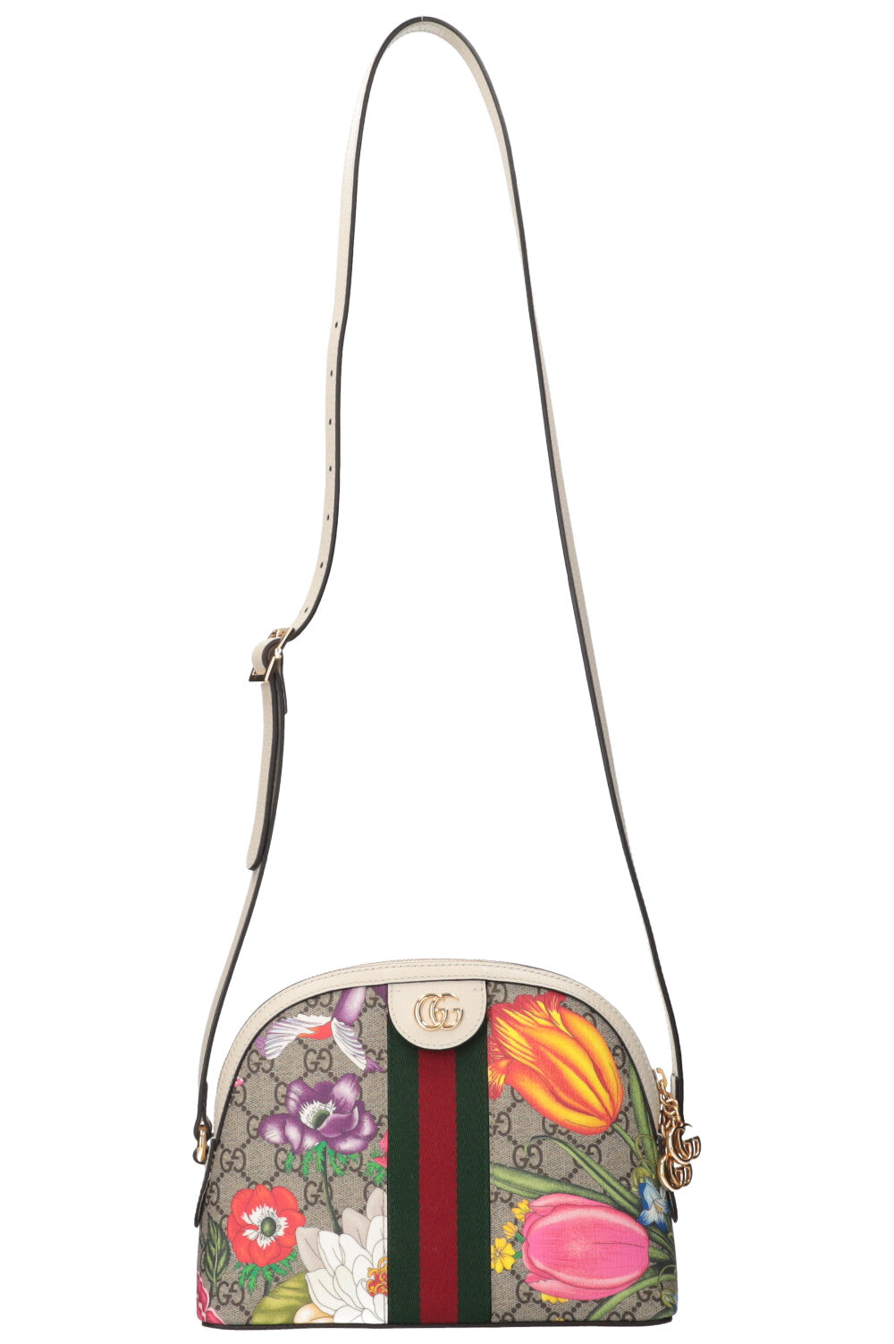GUCCI Ophidia Dome Bag GG Supreme Flora