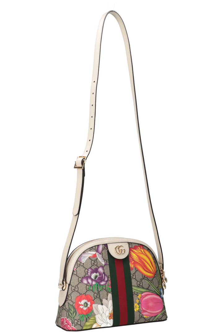 GUCCI Ophidia Dome Bag GG Supreme Flora