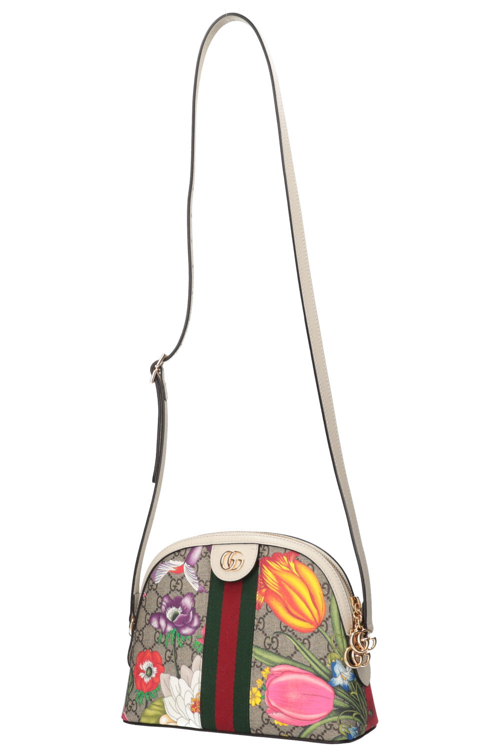 GUCCI Ophidia Dome Bag GG Supreme Flora