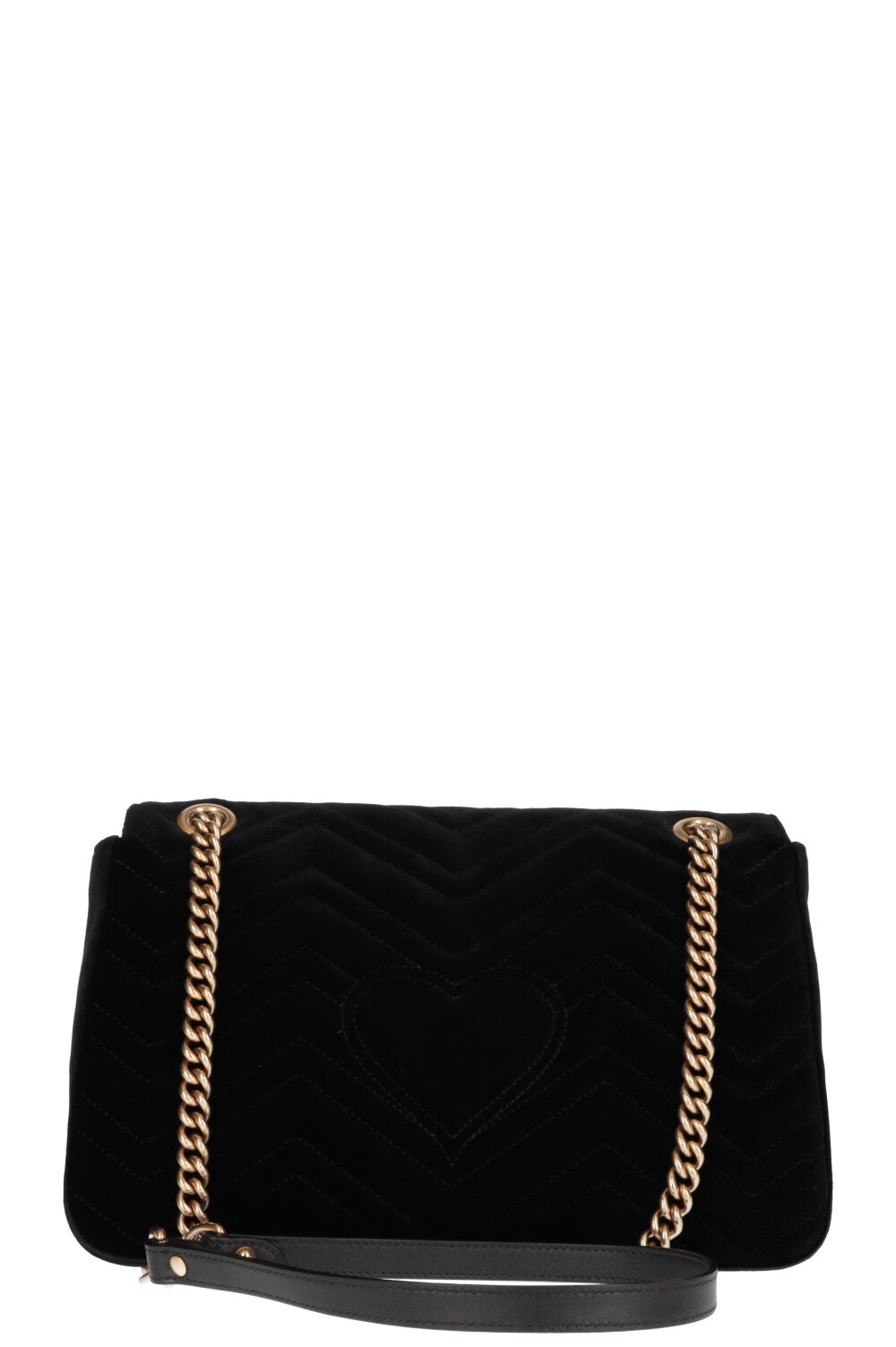 GUCCI Marmont Medium Bag Velvet Black