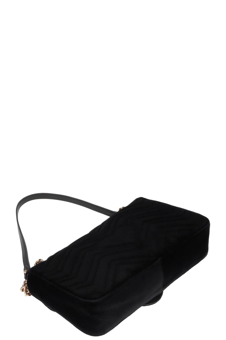 GUCCI Marmont Medium Bag Velvet Black