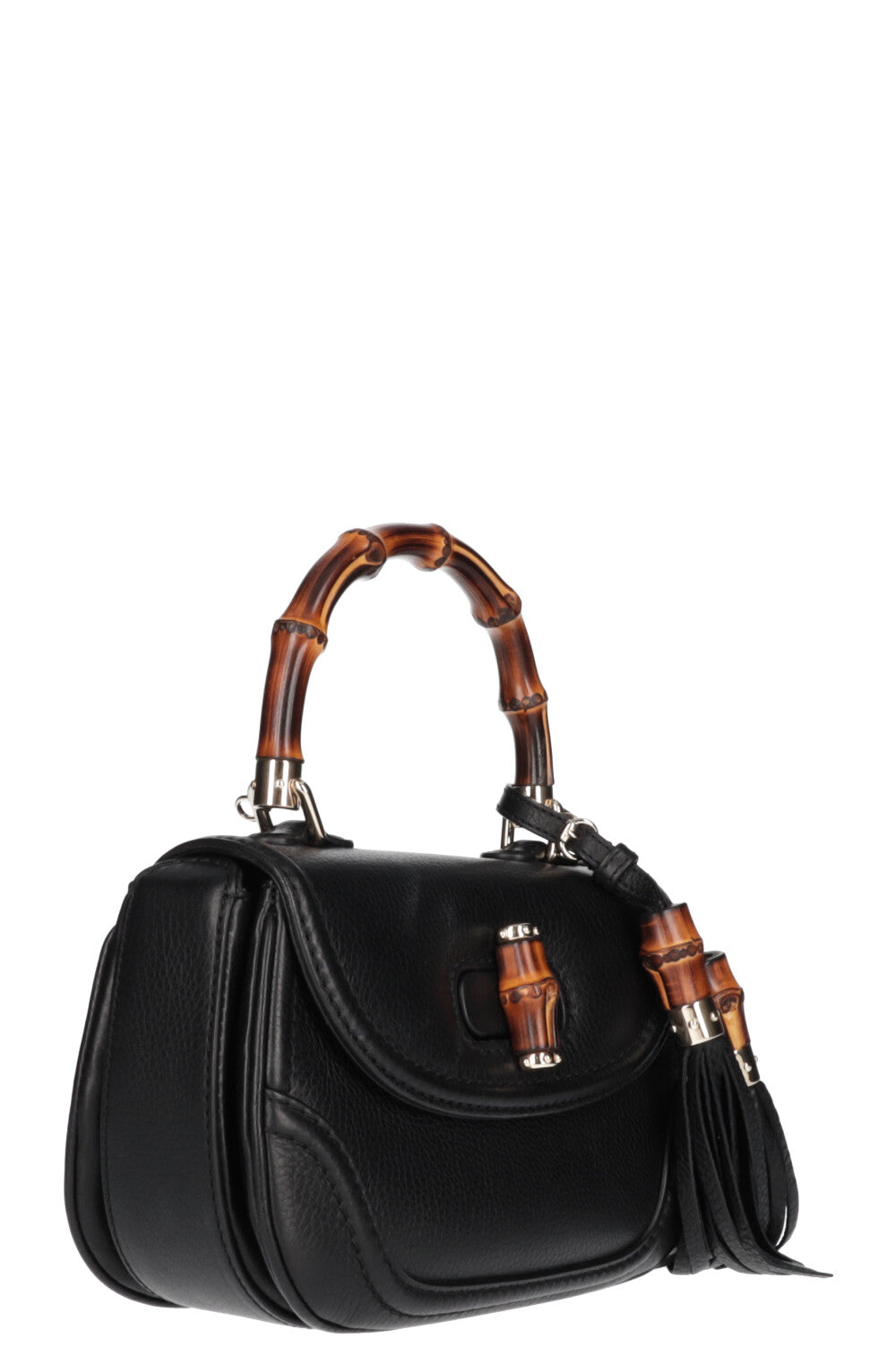 GUCCI New Bamboo Petit Sac Noir