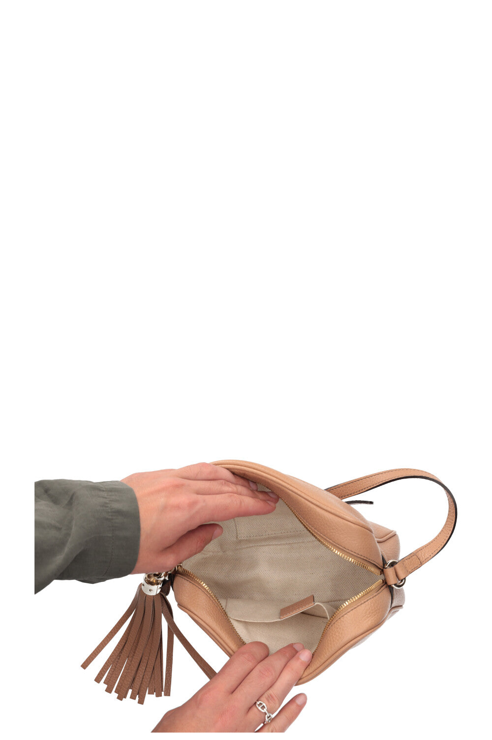 GUCCI Sac Disco Soho Beige