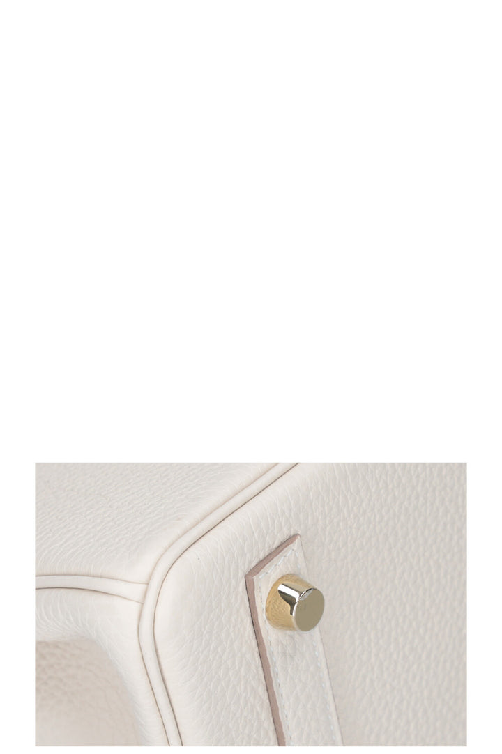 HERMÈS Birkin 25 Togo Craie