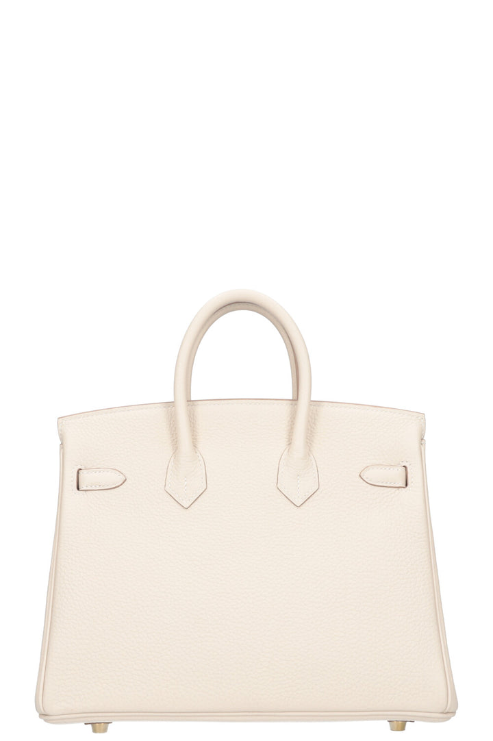 HERMÈS Birkin 25 Togo Craie