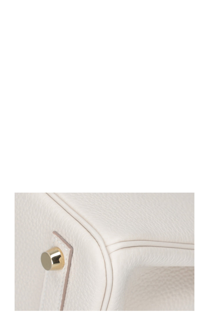 HERMÈS Birkin 25 Togo Craie