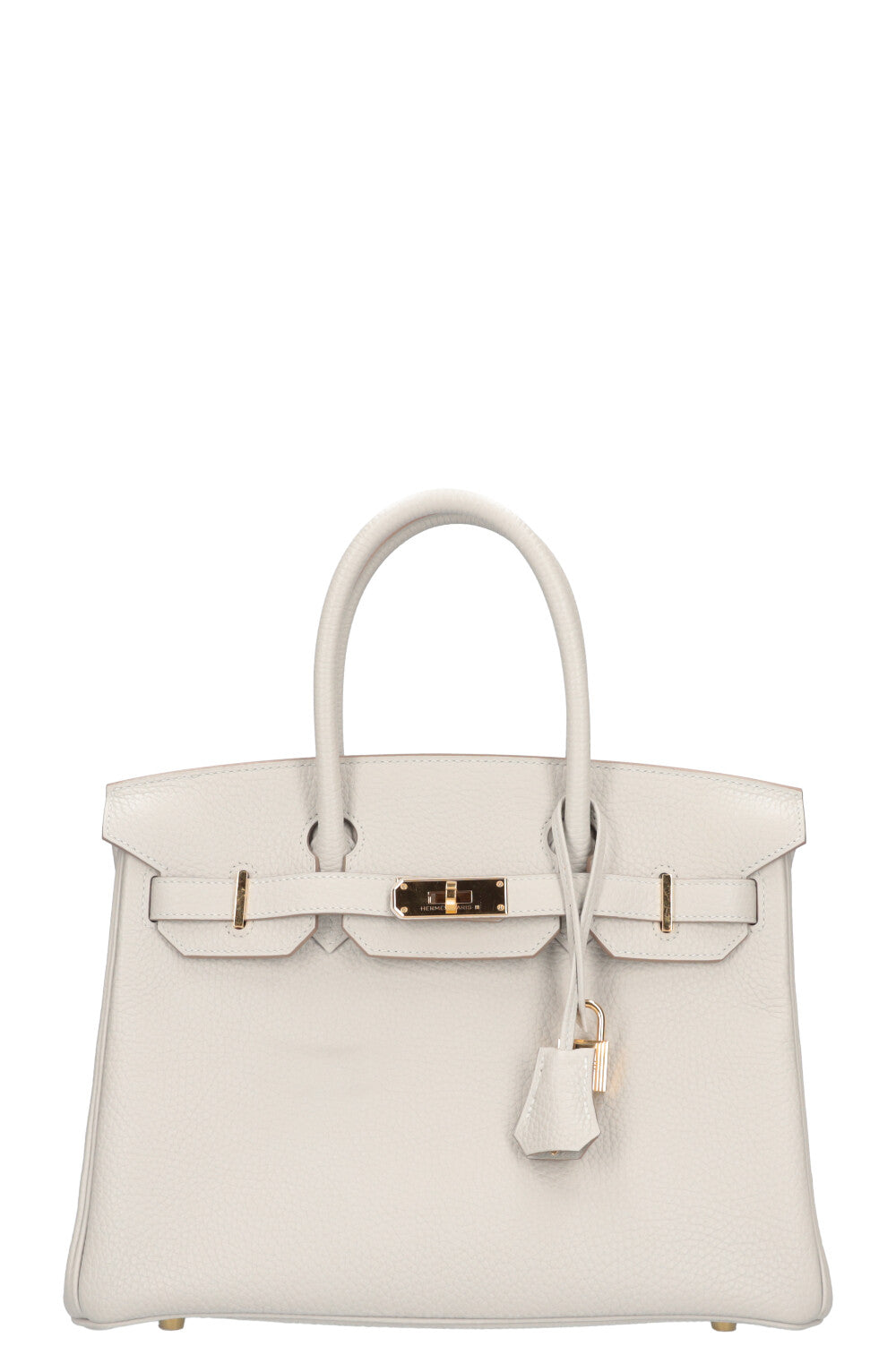 HERMÈS Birkin 30 Clemence Gris Perle