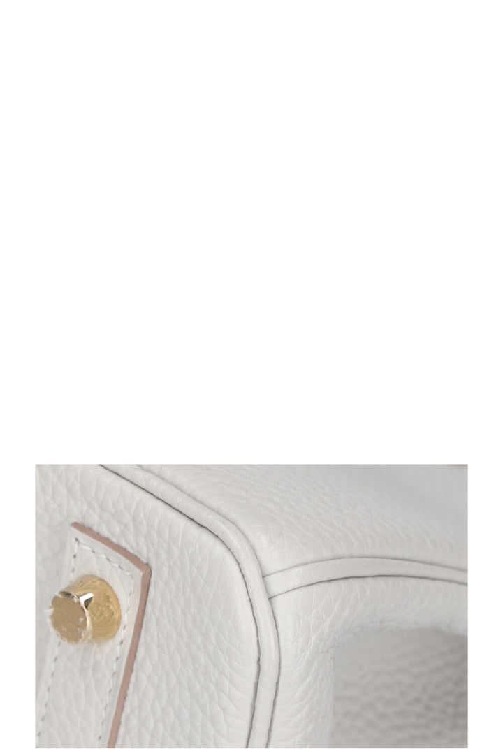 HERMÈS Birkin 30 Clemence Gris Pearl