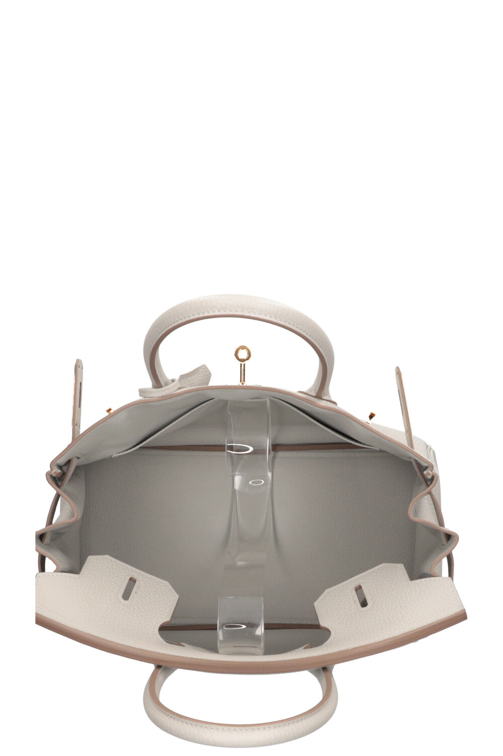 HERMÈS Birkin 30 Clemence Gris Pearl