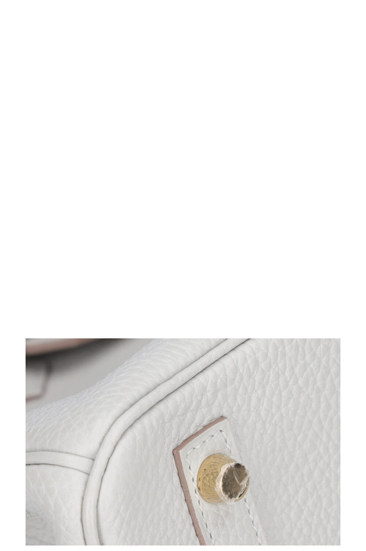 HERMÈS Birkin 30 Clemence Gris Pearl