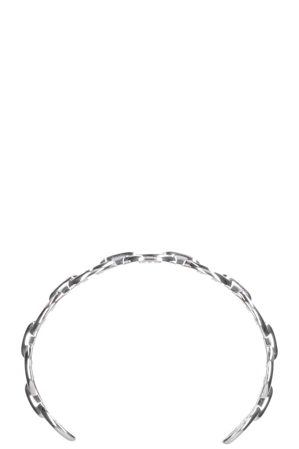 HERMÈS Bracelet Chaîne d'Ancre Enchaînée Moyen Argent