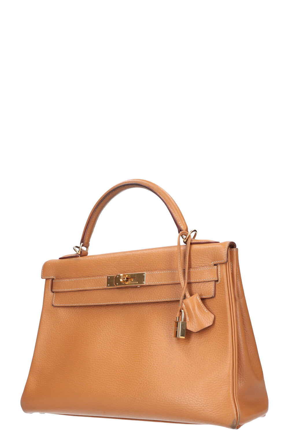 HERMÈS Kelly 32 Ardennes Gold – REAWAKE - Main Image