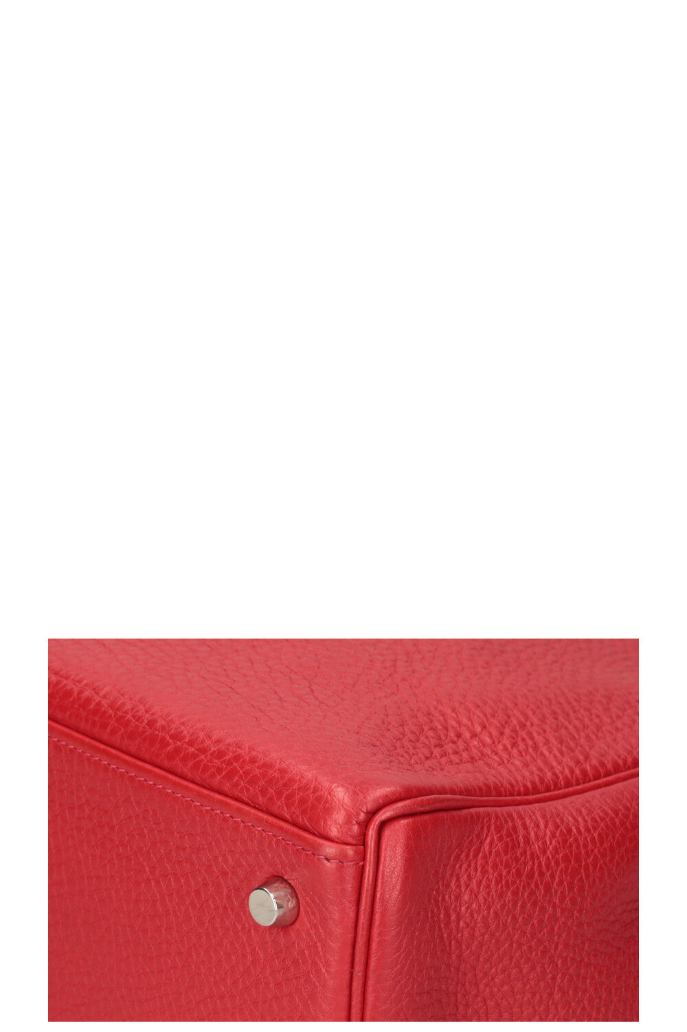 HERMÈS Kelly Bag 35 Palladium Hardware Togo Red