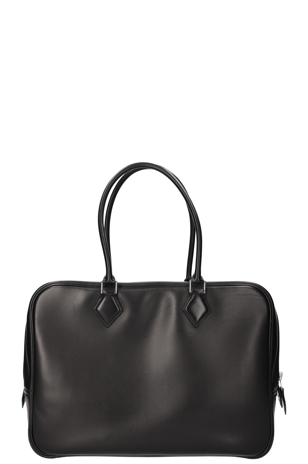 HERMÈS Plume Bag 32 Box Leather Black