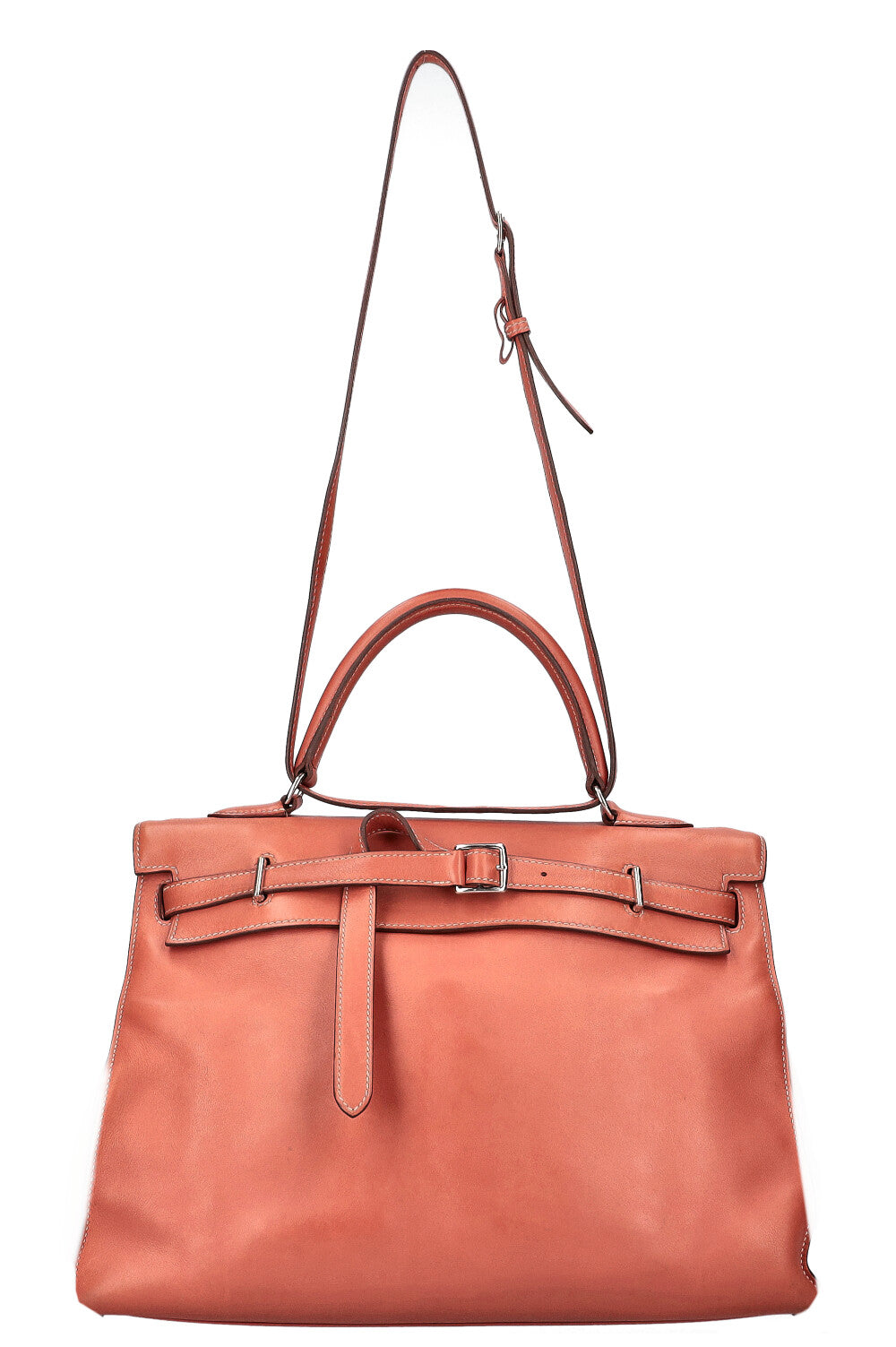 Hermès JPG Kelly Flat 35 Swift Rosy