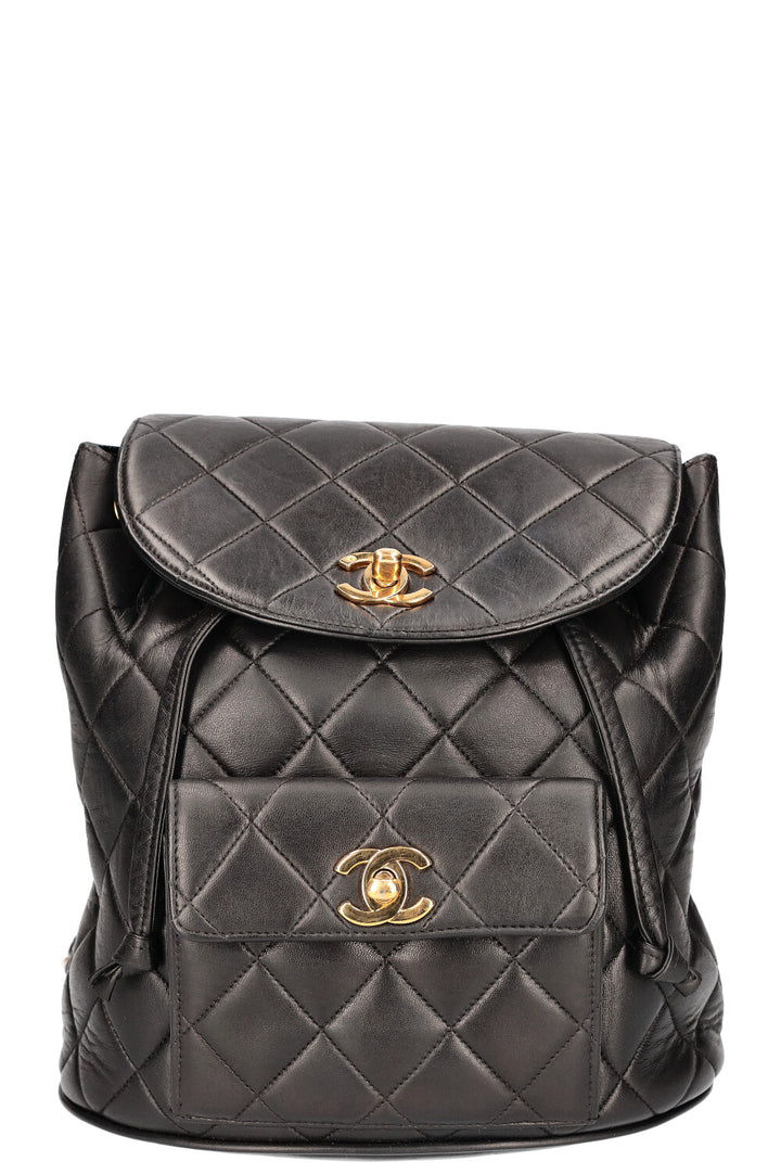 CHANEL Duma Backpack Black