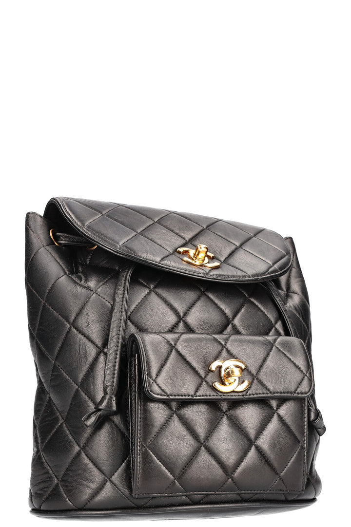 CHANEL Duma Backpack Black