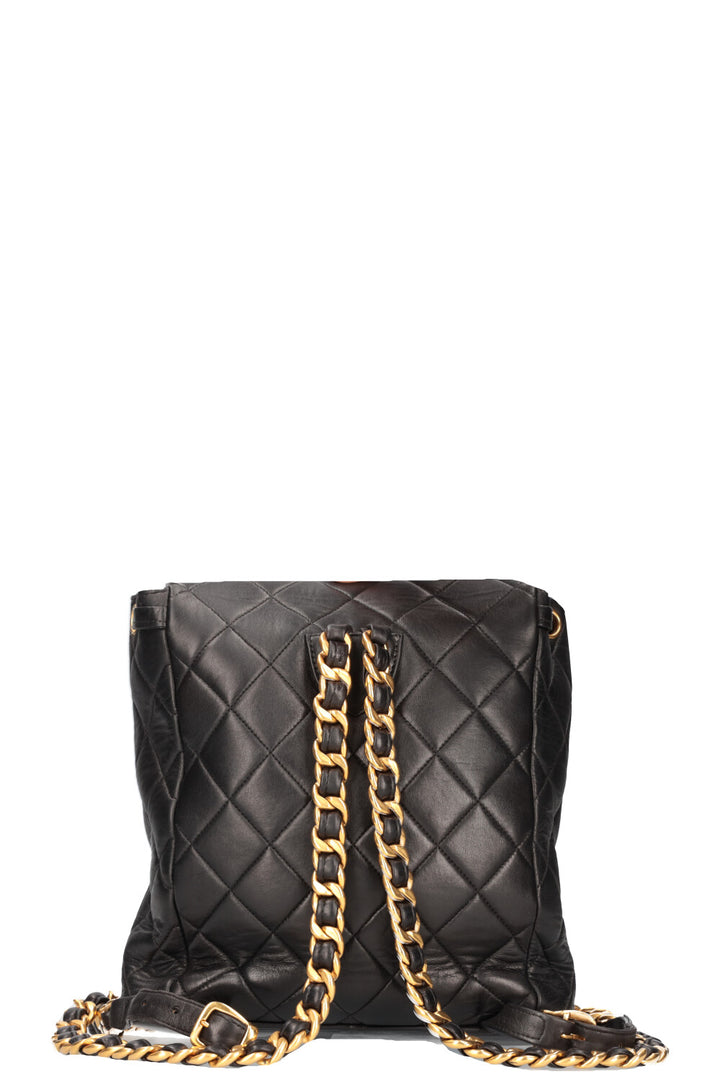 CHANEL Duma Backpack Black